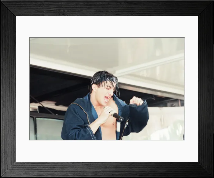 Framed Print : Peter Andre, performs at Fun Day, Stewart Park, Marton, Middlesbrough, England Framed Print : Peter Andre, performs at Fun Day, Stewart Park, Marton, Middlesbrough, England