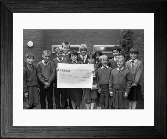 Framed Print : St Patricks for Peru... Pupils from St Patricks Junior and Infants School Framed Print : St Patricks for Peru... Pupils from St Patricks Junior and Infants School