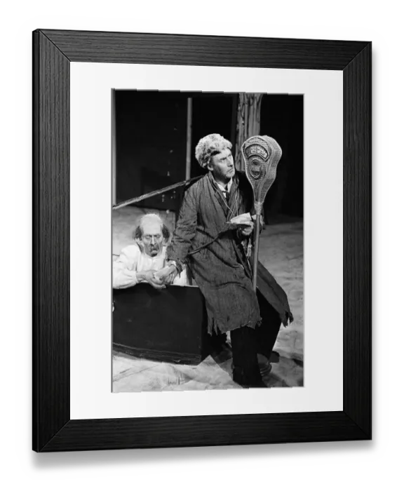 Framed Print : Spike Milligan seen here during the photo-call, for The Bed Sitting Room at the Mermaid