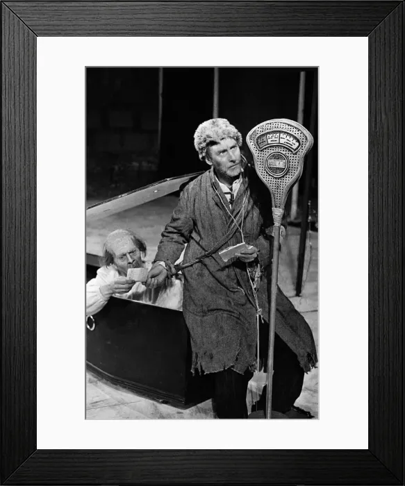 Framed Print : Spike Milligan seen here during the photo-call, for The Bed Sitting Room at the Mermaid Framed Print : Spike Milligan seen here during the photo-call, for The Bed Sitting Room at the Mermaid