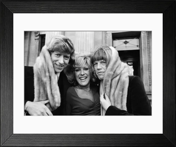 Framed Print : Greg Smith marries Lynda Bellingham, who is to star in his next film
