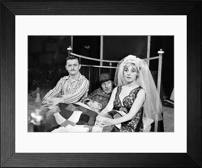 Framed Print : Photo-call, for The Bed Sitting Room at the Mermaid Theatre, London 30th January 1963