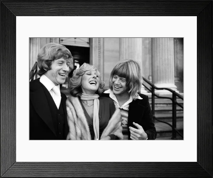 Framed Print : Greg Smith marries Lynda Bellingham, who is to star in his next film