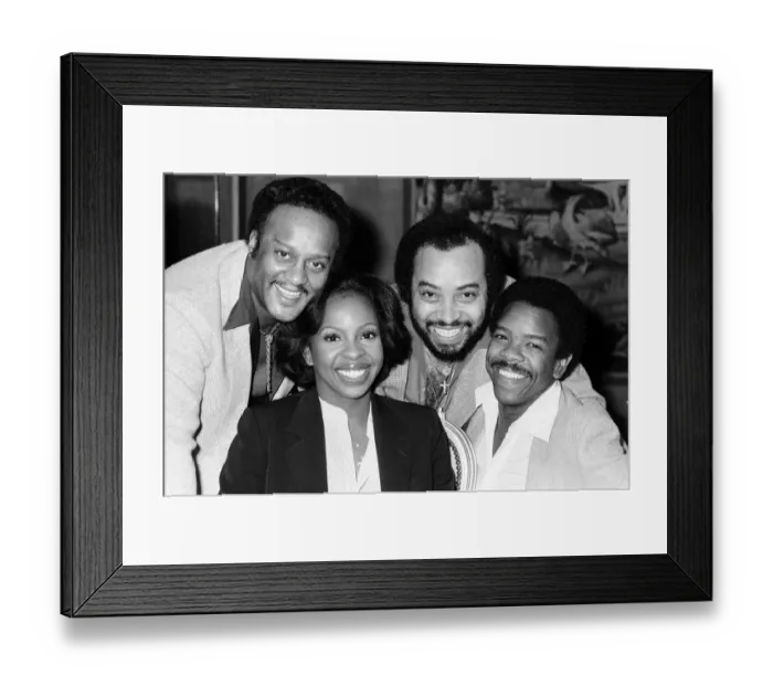 Framed Print : Gladys Knight & the Pips. 19th November 1980 Framed Print : Gladys Knight & the Pips. 19th November 1980