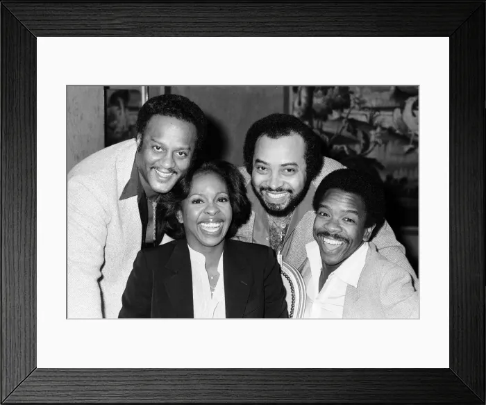 Framed Print : Gladys Knight & the Pips. 19th November 1980
