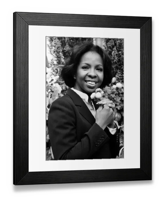 Framed Print : Gladys Knight. 19th November 1980 Framed Print : Gladys Knight. 19th November 1980