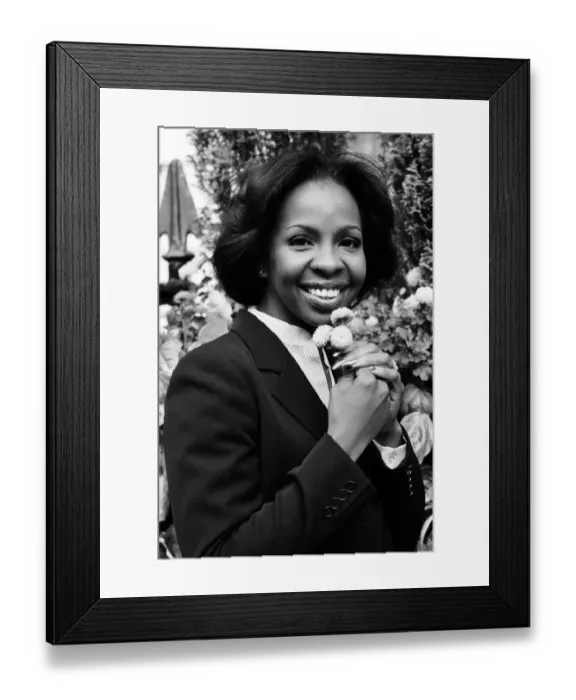 Framed Print : Gladys Knight. 19th November 1980 Framed Print : Gladys Knight. 19th November 1980