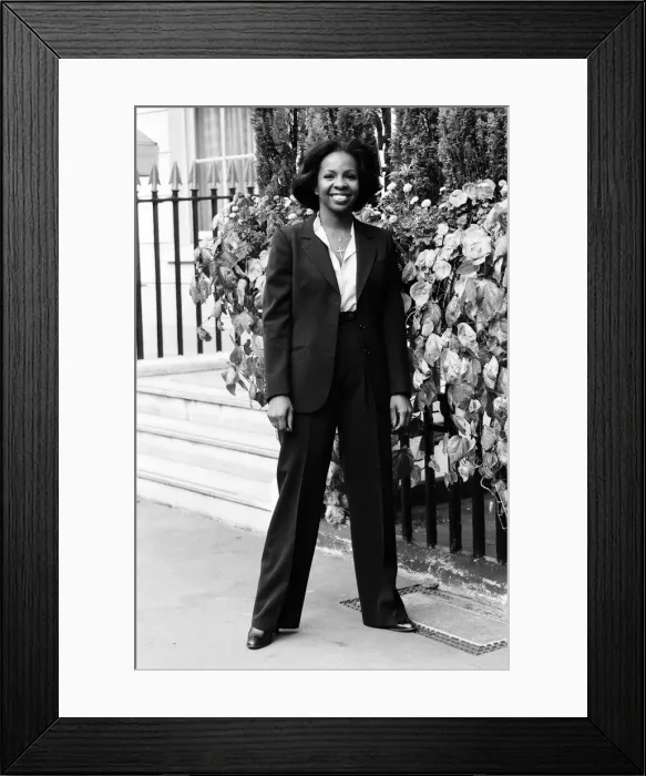 Framed Print : Gladys Knight. 19th November 1980 Framed Print : Gladys Knight. 19th November 1980