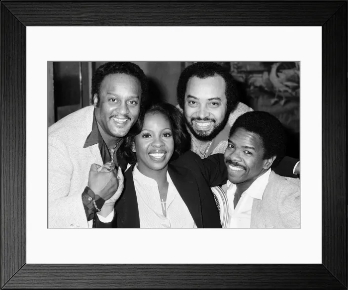Framed Print : Gladys Knight & the Pips. 19th November 1980 Framed Print : Gladys Knight & the Pips. 19th November 1980