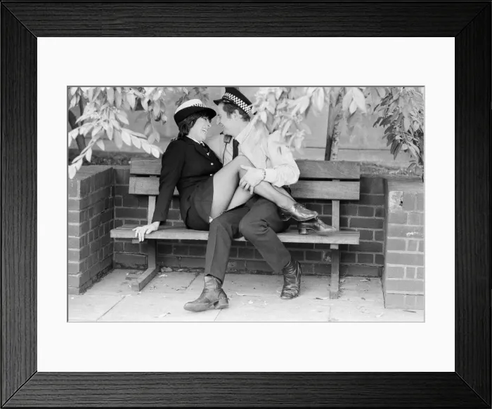Framed Print : The stars of The Fuzz. a new seven week situation comedy series written by Framed Print : The stars of The Fuzz. a new seven week situation comedy series written by