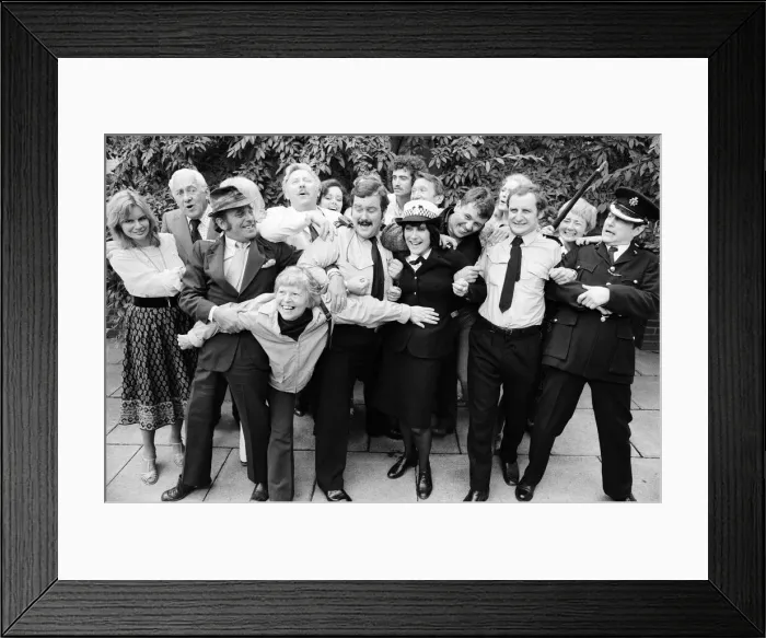 Framed Print : The stars of The Fuzz. a new seven week situation comedy series written by Framed Print : The stars of The Fuzz. a new seven week situation comedy series written by