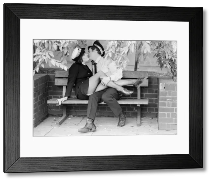 Framed Print : The stars of The Fuzz. a new seven week situation comedy series written by Framed Print : The stars of The Fuzz. a new seven week situation comedy series written by