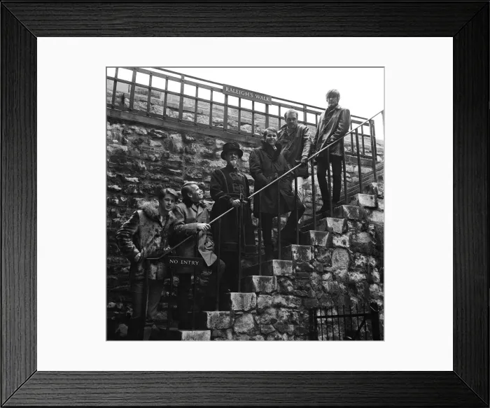 Framed Print : The Beach Boys visit the Tower of London. 7th November 1964 Framed Print : The Beach Boys visit the Tower of London. 7th November 1964
