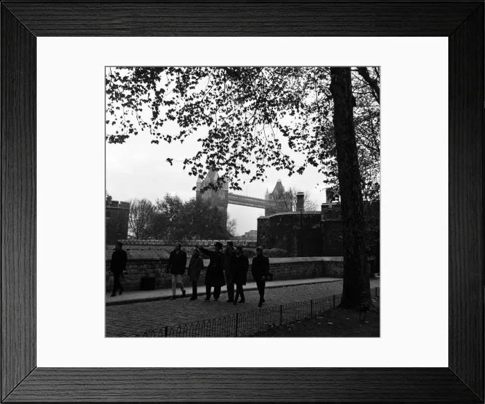 Framed Print : The Beach Boys visit the Tower of London. 7th November 1964