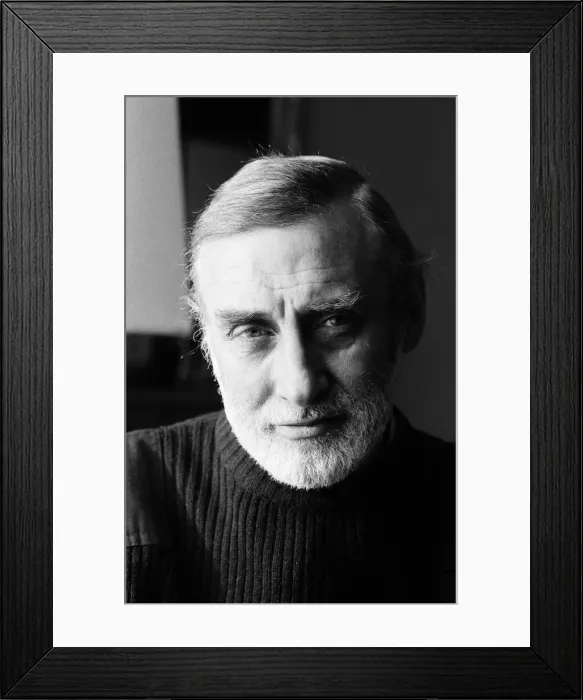 Framed Print : Comedian Spike Milligan at his home in Hertfordshire. 9th January 1979 Framed Print : Comedian Spike Milligan at his home in Hertfordshire. 9th January 1979