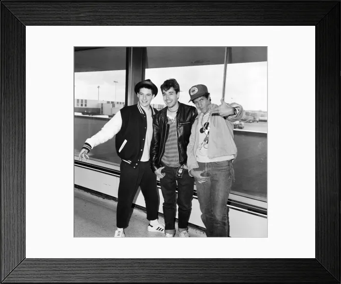 Framed Print : The Beastie Boys, Adam Horovitz (Ad-Rock), Adam Yauch (MCA) and Michael Diamond (Mike D Framed Print : The Beastie Boys, Adam Horovitz (Ad-Rock), Adam Yauch (MCA) and Michael Diamond (Mike D