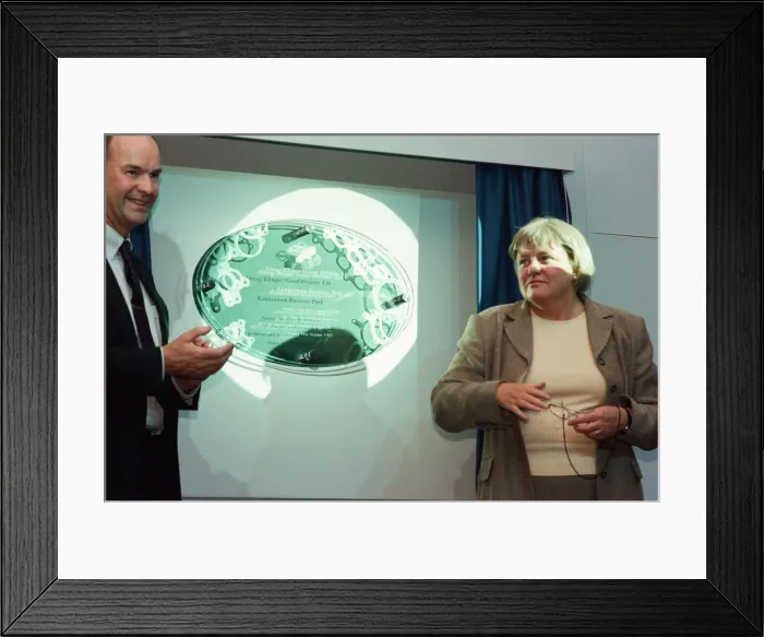 Framed Print : ElringKlinger, German car spare parts manufacturer, new factory opens at Kirkleatham