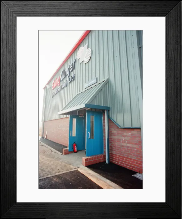 Framed Print : ElringKlinger, German car spare parts manufacturer, new factory opens at Kirkleatham
