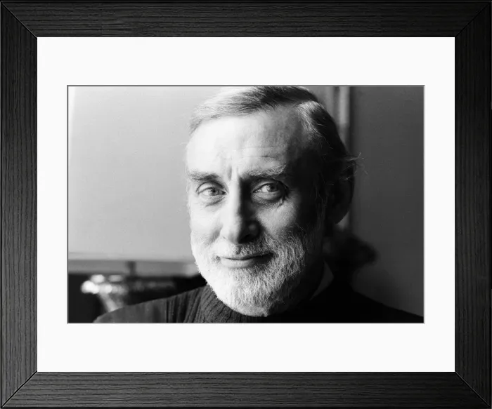 Framed Print : Comedian Spike Milligan at his home in Hertfordshire. 9th January 1979 Framed Print : Comedian Spike Milligan at his home in Hertfordshire. 9th January 1979