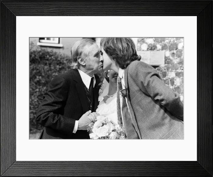 Framed Print : The wedding of Spike Milligans daughter Sile to Willie White Framed Print : The wedding of Spike Milligans daughter Sile to Willie White
