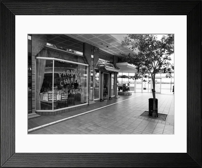 Framed Print : Parkway shopping Centre in Coulby Newham, Middlesbrough. 12th November 1991