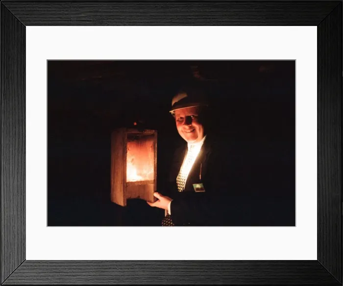 Framed Print : Lord Shuttleworth, Chairman of the Rural Development Commission paid a visit to Framed Print : Lord Shuttleworth, Chairman of the Rural Development Commission paid a visit to