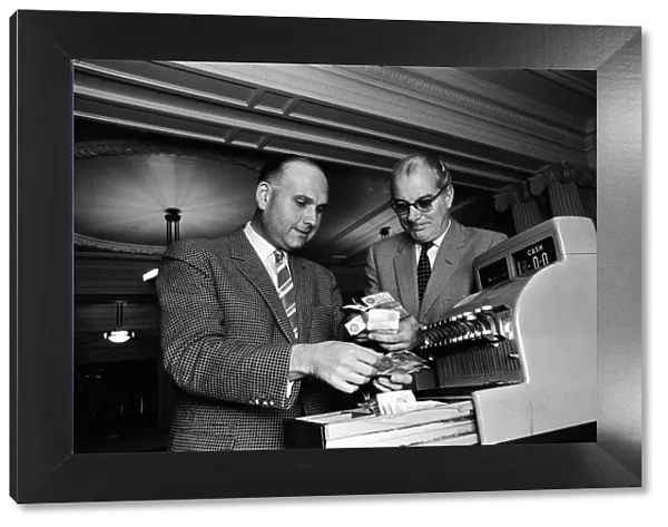 Director Gerald Thomas (left) and Producer Peter Rogers. 9th December 1964