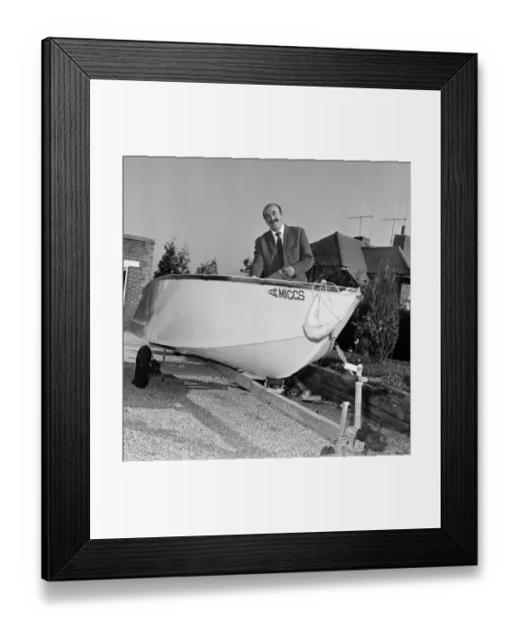 Framed Print : Screenwriter Talbot Rothwell. 6th November 1968 Framed Print : Screenwriter Talbot Rothwell. 6th November 1968