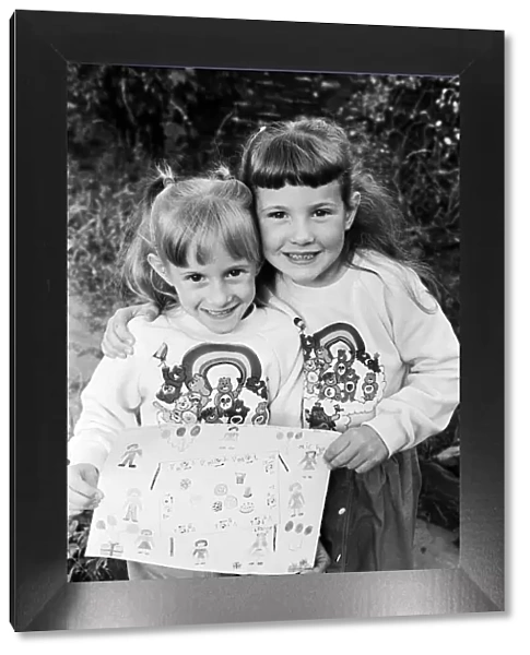 Talented twins Lianne (left) and Michelle Scott celebrated their sixth birthday with