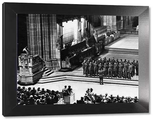 One of the largest congregations so far recorded filled the Liverpool Cathedral when