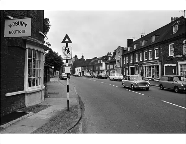 Woburn Village, Bedfordshire. 24th July 1968