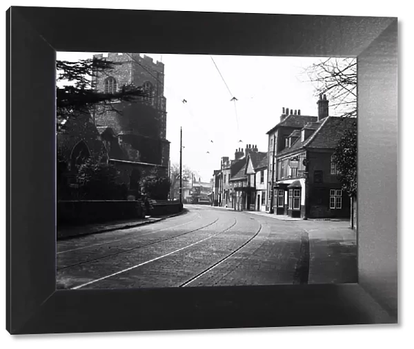 Hillingdon village, Vine Lane junction, London. 14th April 1930