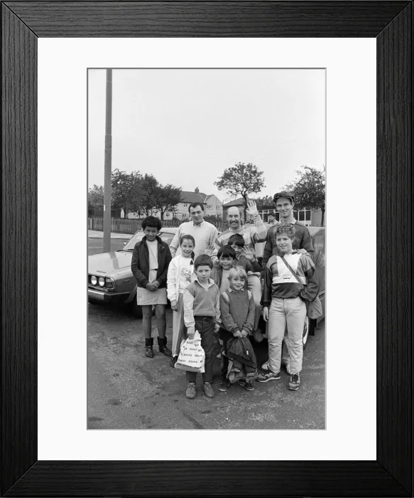 Framed Print : Three policemen working in the Deighton and Sheepridge areas gave up part of their