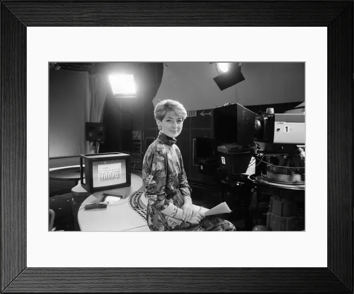 Framed Print : Kay Alexander, Presenter, Midlands Today, BBC regional television news service for Framed Print : Kay Alexander, Presenter, Midlands Today, BBC regional television news service for