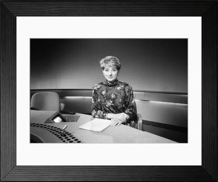 Framed Print : Kay Alexander, Presenter, Midlands Today, BBC regional television news service for Framed Print : Kay Alexander, Presenter, Midlands Today, BBC regional television news service for