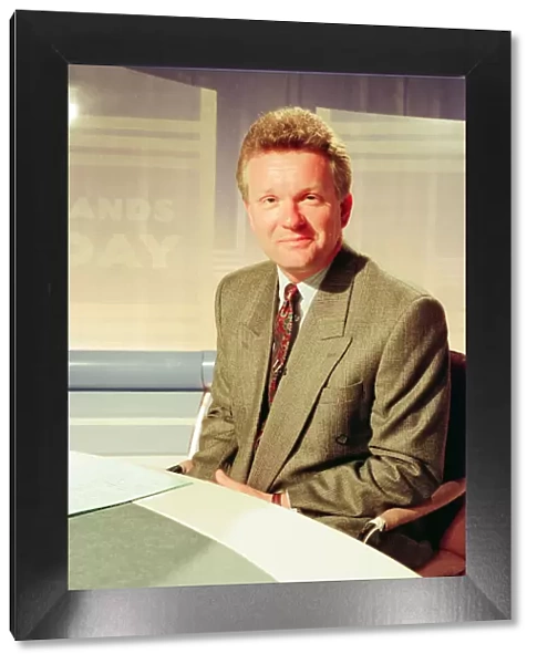 Steve Lee, Presenter, Midlands Today, BBC regional television news service for the West