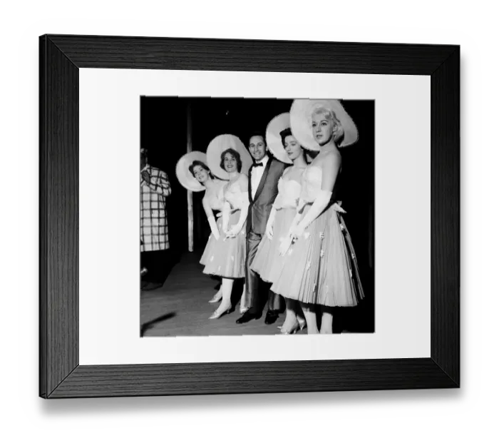 Framed Print : Lonnie Donegan, star of the Palace Theatre show Spring Show