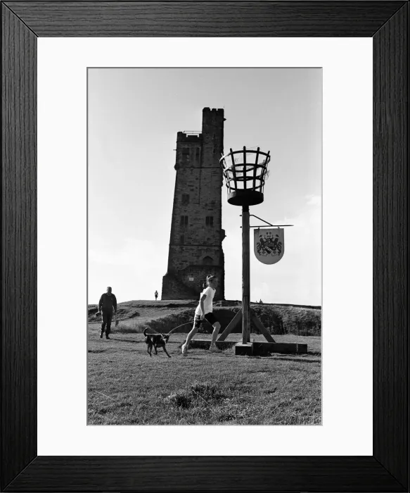 Framed Print : All the fun of the run... 140 pupils, parents, friends and even pets from Newsome High