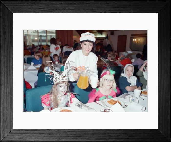Framed Print : Junior book-lovers flocked to the Pennine Hilton National Hotel to sample the delights of Framed Print : Junior book-lovers flocked to the Pennine Hilton National Hotel to sample the delights of