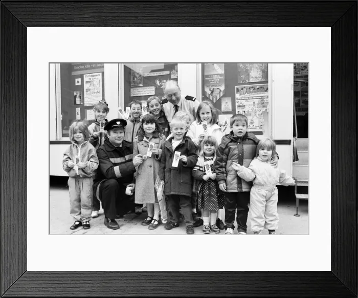 Framed Print : Fireman Keith Hope (left) and Leading Fireman Lin Ball (rear Framed Print : Fireman Keith Hope (left) and Leading Fireman Lin Ball (rear