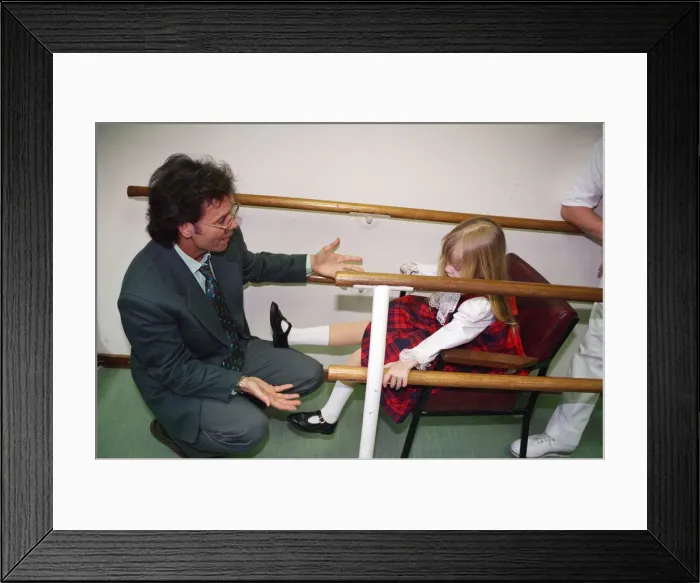 Framed Print : Stephanie Lush, who had both of her legs amputated due to meningitis Framed Print : Stephanie Lush, who had both of her legs amputated due to meningitis
