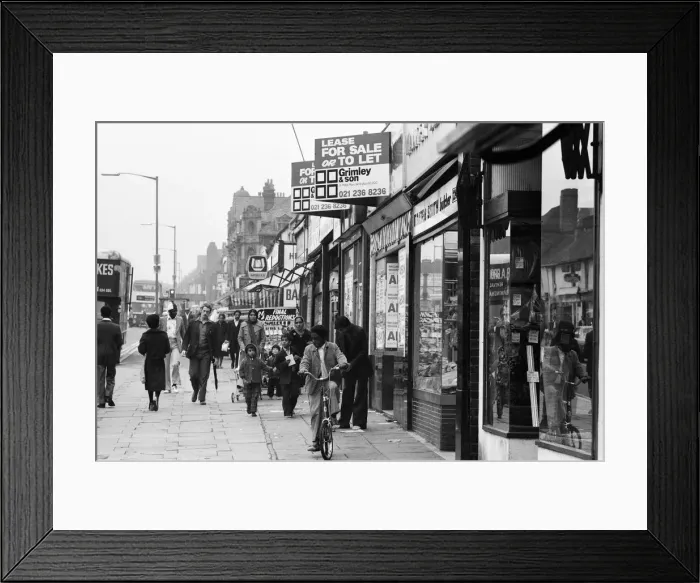 Framed Print : Ladywood, Birmingham, West Midlands. 15th August 1977 Framed Print : Ladywood, Birmingham, West Midlands. 15th August 1977