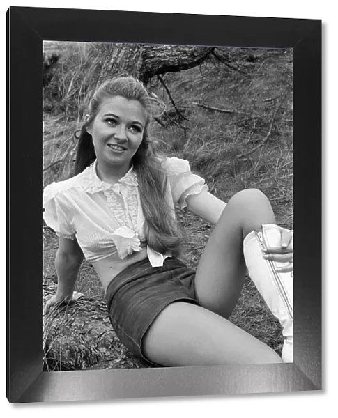Jane Bell, model aged 22 years old, from Liverpool, 21st May 1971