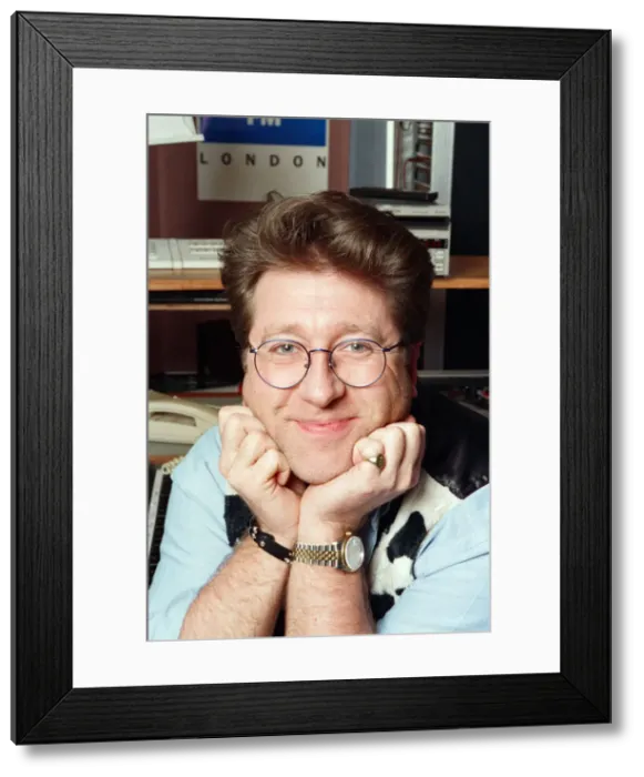 Framed Print : Capital Radio DJ Neil Fox, also known as Dr. Fox or Foxy, in the Capital FM Studio Framed Print : Capital Radio DJ Neil Fox, also known as Dr. Fox or Foxy, in the Capital FM Studio