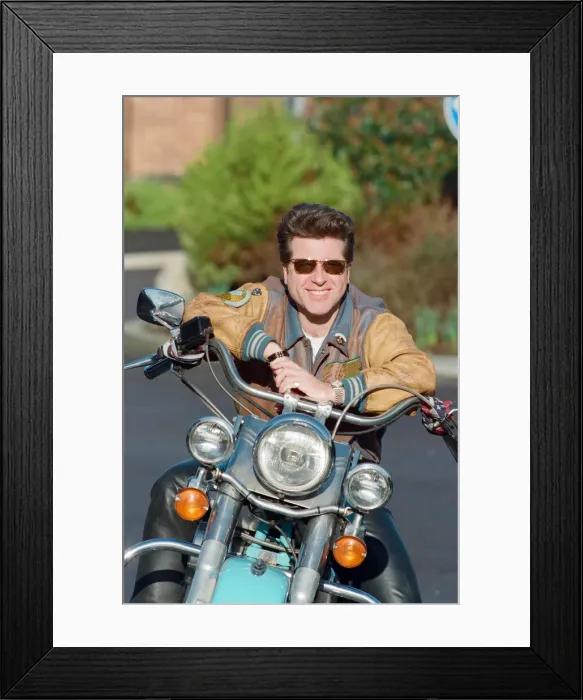 Framed Print : Capital Radio DJ Neil Fox, also known as Dr. Fox or Foxy. 14th February 1995