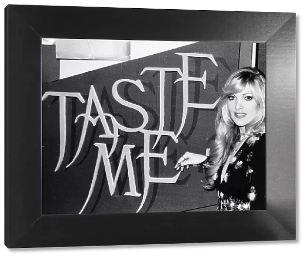 Lynsey de Paul singer at reception in London at which she launched her new album Taste Me