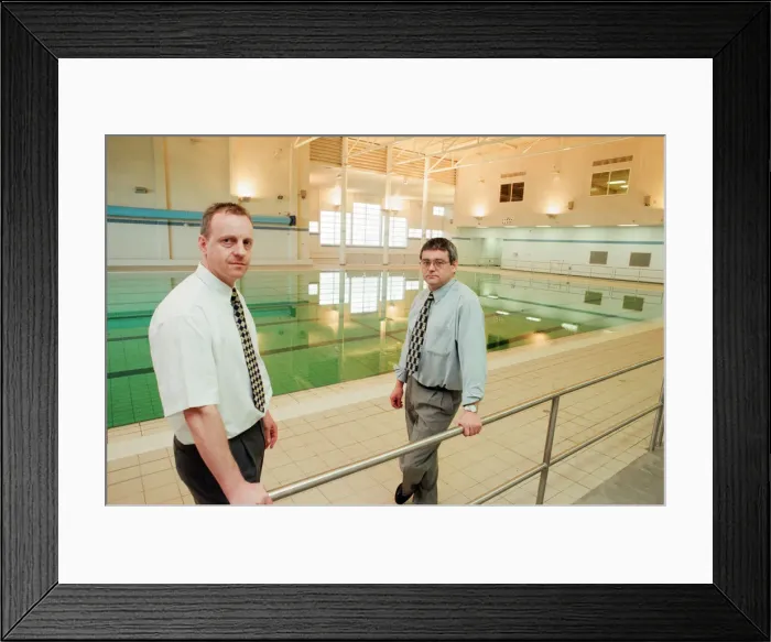 Framed Print : Berwick Hills new 25 metre pool at The Neptune Centre, Middlesbrough, 12th March 1998 Framed Print : Berwick Hills new 25 metre pool at The Neptune Centre, Middlesbrough, 12th March 1998