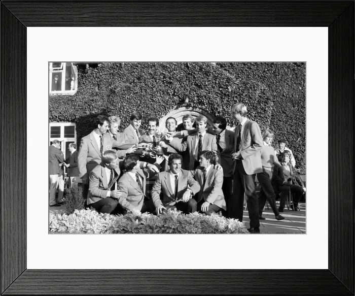 Framed Print : The Ryder Cup tournament held 13th to 15th September, 1985 at the Brabazon Course of