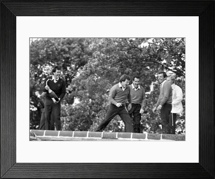 Framed Print : The Ryder Cup tournament held 13th to 15th September, 1985 at the Brabazon Course of