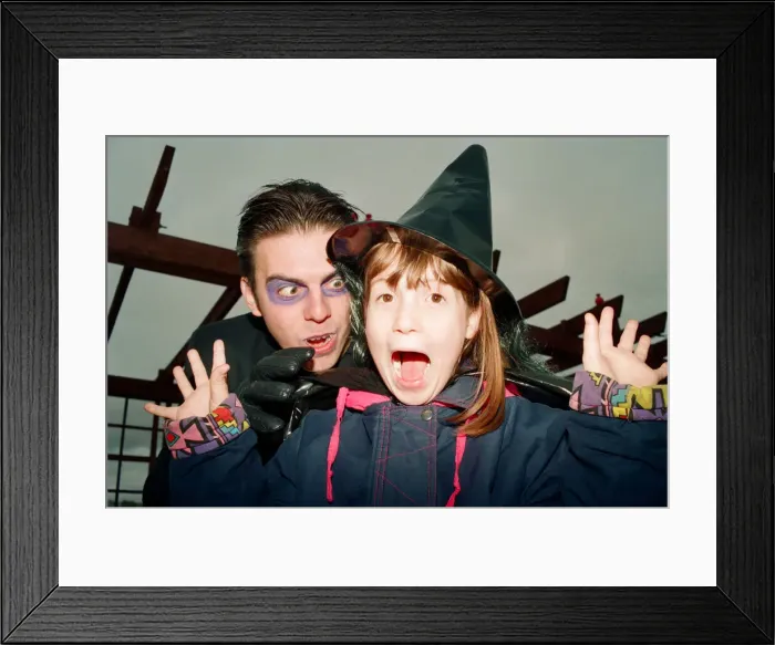 Framed Print : Joanna Marsay, 9 years old, joins in the fun at The Botanic Centre during Halloween Day Framed Print : Joanna Marsay, 9 years old, joins in the fun at The Botanic Centre during Halloween Day